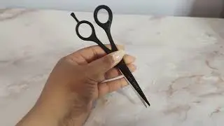 In Hand Review of Fac&oacute;n Professional Razor Edge Barber Hair Cutting Scissor