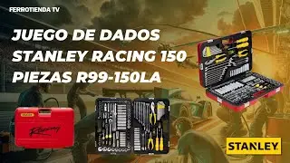 Juego de dados Stanley  Racing  150 piezas código (R99-150LA)