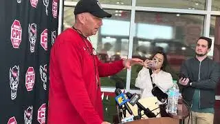 NC State coach Dave Doeren on spring practice starting, OC change, no spring game and more