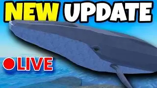 🔴 [LIVE] NEW WHALE UPDATE For FISCH Roblox!