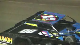 Modifieds heat race number 4 Bedford Speedway 9/22/2023 (Drake Troutman)