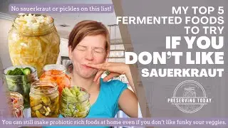 5 ферментированных продуктов, которые стоит приготовить, если вы ненавидите квашеную капусту | Пр...