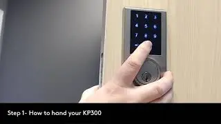 Step 1   How to hand your lock with your Delaney KP300