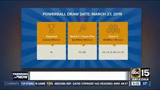 Arizona winners after Powerball drawing