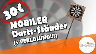 Mobiler Darts-Ständer🎯 UNTER 30 EURO!💸 (+VERLOSUNG!) | Bauanleitung | dein-dart.de