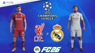 Liverpool vs. Real Madrid | UEFA Champions League - Final | Full Match | FC 26 - PS5™[4K]