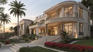 Luxury Mediterranean 🏡🪴Villa | Elegant🌲 Modern Mansion🌊 with Garden & Sunset View 🌈🏡