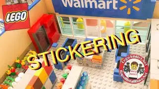 LEGO WALMART SUPERSTORE STICKERING By BRICK ADDICT! Series Pt 1
