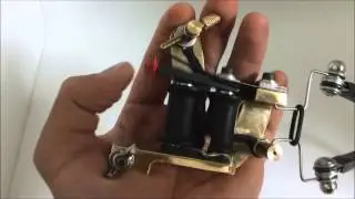 Custom Built Shader Tattoo Machine on Paul Rogers Frame