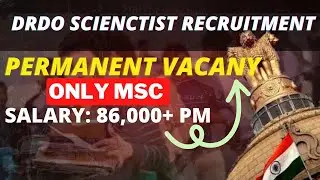 DRDO Scientist Vacancy|Without Exam|Msc Chemistry|PSU Chemistry Job 2025|Chemistry Vacancy 2025