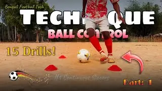 Ball Mastery I Coerver Coaching & Soccer Drills HOMEWORK Part 1-15 *GREAT* Drills For BALL CONTROL ⚽