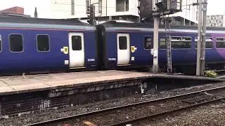 British Rail 156 DMU departs Manchester Oxford Road (11/6/17)