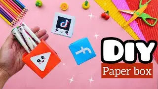 Best Origami Paper Box Back to School Ideas! | Creative paper craft tutorial for 2024