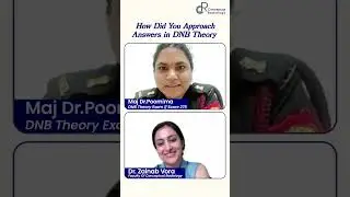 How Did You Approach Answers in DNB Theory Exam | Dr. Zainab Vora | Conceptual Radiology  #Shorts