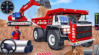 City Road Builder Highway Construction - Excavator Loading Simulator 3D - Android GamePlay 