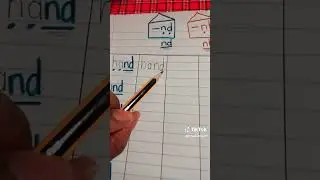 Spelling words suffix -nd and -nt