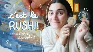 Je crée ma première collection ☀︎ STUDIO VLOG #19 paint with me, stickers et rush pour la boutique