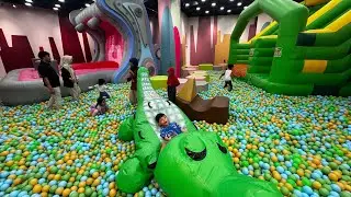 Kidzona Safari Seru! Main Perosotan, Trampolin & Banyak Mainan 🎉