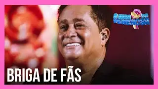 Leonardo vê briga em show em GO e faz pedido para fã: ‘Dá um tapa na orelha dele’