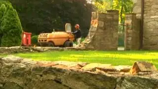 SMALL STUMP GRINDER TO FIT IN TIGHT SPOTS BY RICK'S TREE SERVICE LLC