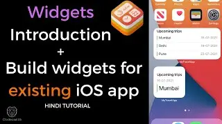 How to create widgets for existing iOS app | iOS 14 Widgets tutorial in Hindi