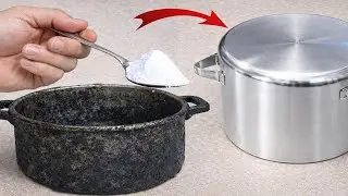 Удивительный секрет очистки старых, жирных кастрюль &ndash; они засияют как новые!