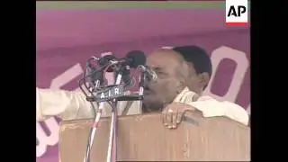 INDIA: PRIME MINISTER PV NARASIMHA RAO ELECTION CAMPAIGN