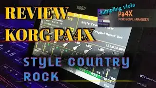 COUNTRY ROCK | style korg pa4x | korg pa4x sampling#reviewkorgpa4x#countryrock#aimu