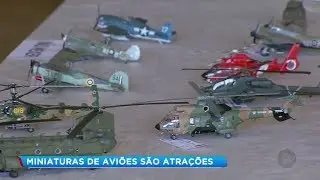 Marília: exposição de aeronaves em miniatura reúne admiradores