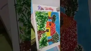 Rice painting first time 😁#1000subscriber #shorts  second part.@Iqra art and craft