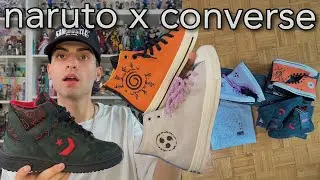 Naruto X Converse: Sneaker Review & On Foot (Itachi, Sasuke & Naruto Pairs)