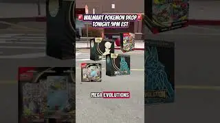 Walmart Wednesday Pokemon Restock Tonight #pokemoncards #pokemontcg #tradingcards #pokemon #nintendo