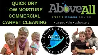 Quick Dry Low Moisture Commercial Carpet Cleaning with Above All Services