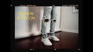 MNML LA  DENIM JEANS REVIEW & TRY ON