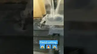 mould plate heavy cut on cnc milling machine.🤯 #moulds #shorts #machine #youtube #cnc #viral