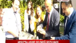 ARSUZ'DA AŞURE GELENEĞİ BOZULMADI