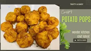 Potato Pops Recipe | Crispy & Tasty Potato Bites | Potato Balls | Potato Snacks by Wonder Kitchen