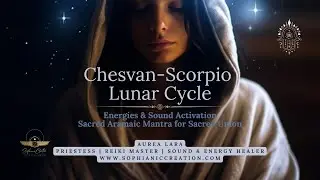 #newmoon  Chesvan-Scorpio Lunar Cycle - #aramaic Mantra, Energies & Sound Activation