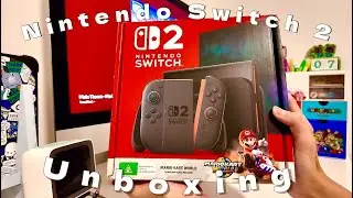 ੈ✩‧₊˚ unboxing nintendo switch 2 + mario kart world combo | setup, equipment, mouse controls & more
