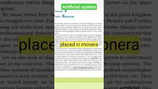 artificial system of classification #mostExpectedMcq #shorts #neet #neet2023 #neetmotivation