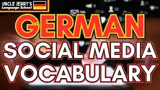 Social media words in German