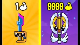 MOST STRONGEST KNIFE GOD EVOLUTION! Max Level Power & Speed in Knife Evolution! (9999+ Level Knife!)