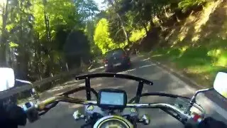 L&ouml;cherberg mit meiner Kawasaki VN 900 Classic