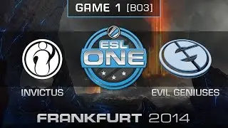 Invictus Gaming vs. Evil Geniuses - Grand Final Map 1 - ESL One Frankfurt 2014 - Dota 2