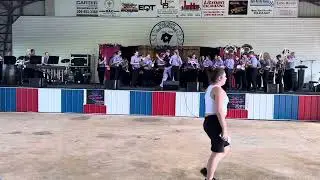 2025 TCHS Silver Knights Marching Band Performance at the Tyler County Fair