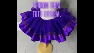 Ribbon Trim Tutu Tutorial