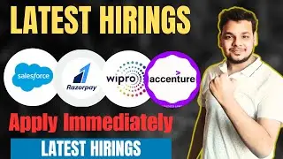 Wipro , Salesforce , Accenture , Razorpay Hiring | OFF Campus Drive | 2025, 2024 Batch Hiring