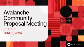 Avalanche Community Proposal Meeting (ACP-83): Dynamic Multidimensional Fees for P-Chain and X-Chain