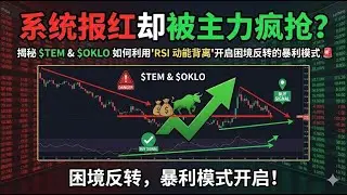 系统报红却被主力疯抢？揭秘 $TEM & $OKLO 如何利用&ldquo;RSI 动能背离&rdquo;开启困境反转的暴利模式 🚨