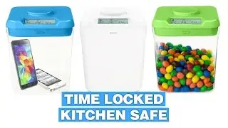 Kitchen Safe: Timed Lockable Container For Sweets, Gadgets, & Vices